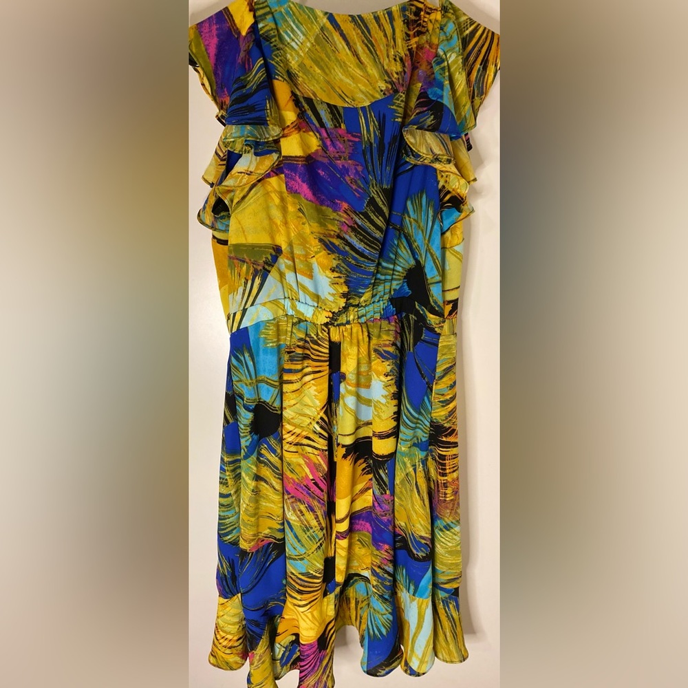 High Low Multicolor Dress